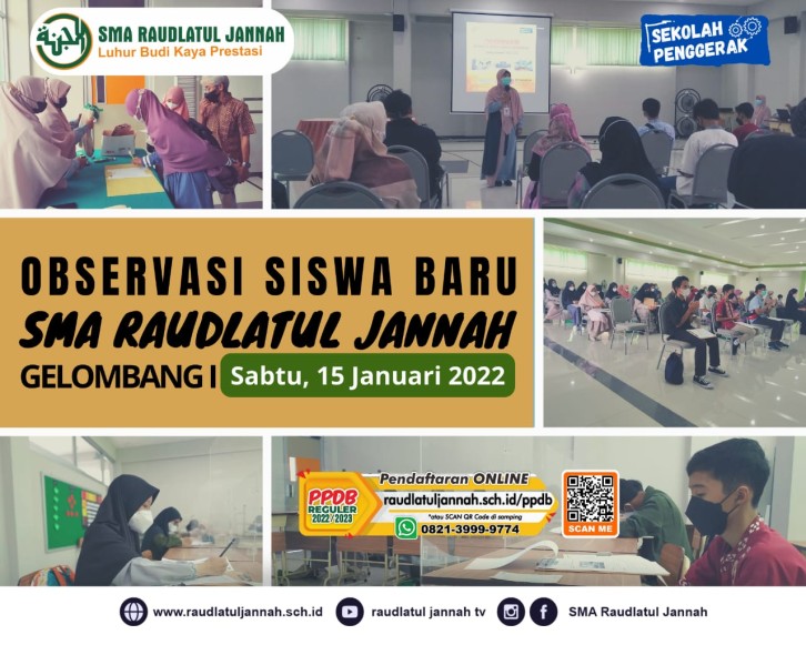 OBSERVASI SISWA BARU SMA RAUDLATUL JANNAH
