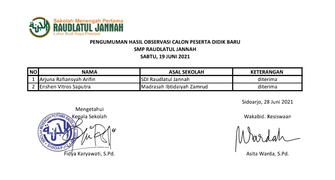 raudlatul jannah
